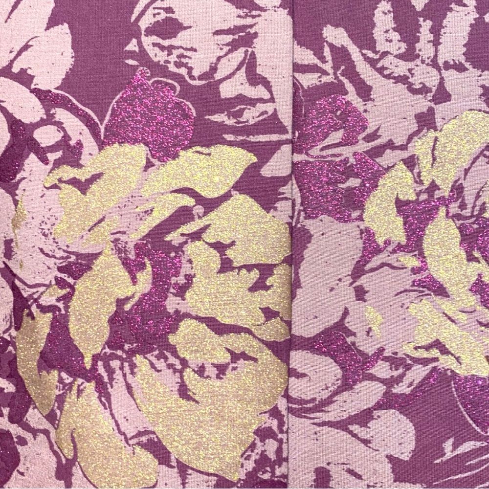 Soft Surroundings Purple and Gold Floral Blazer & Pants - Picture 13 of 16